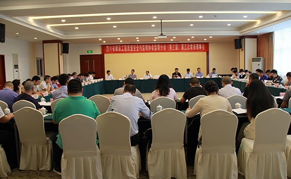 四川省建设工程质量安全与监理协会监理分会召开第三届第三次常务理事会